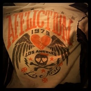 Affliction hoodie jacket